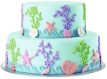 Hav Sjöstjänor Korall Sea Life Designs Silikonform Pressform Sockerpasta
