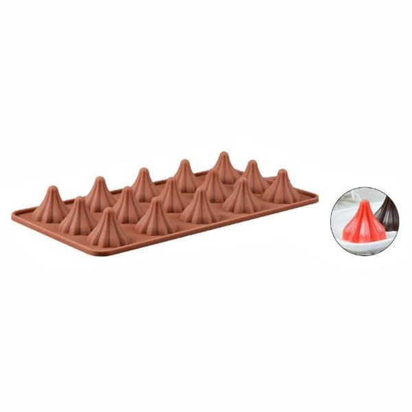 Pralinform 15 st Modak Toppar Silikonform Pralinform Chokladform Praliner Form