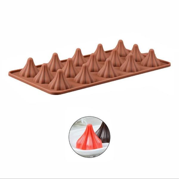 Pralinform 15 st Modak Toppar Silikonform Pralinform Chokladform Praliner Form