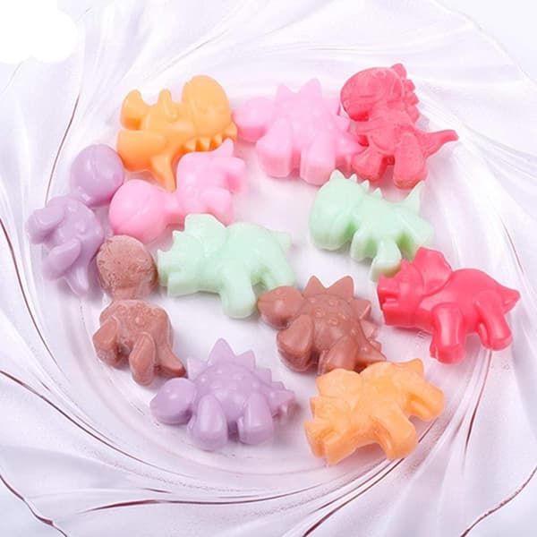 Silikonform - Mini Dinosaurier Lila | 48st