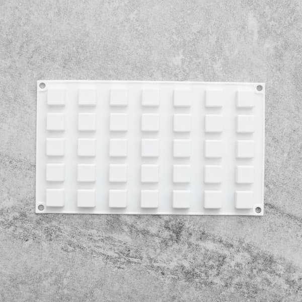 Fyrkanter 35st Silikonform | Mousseform Pralinform