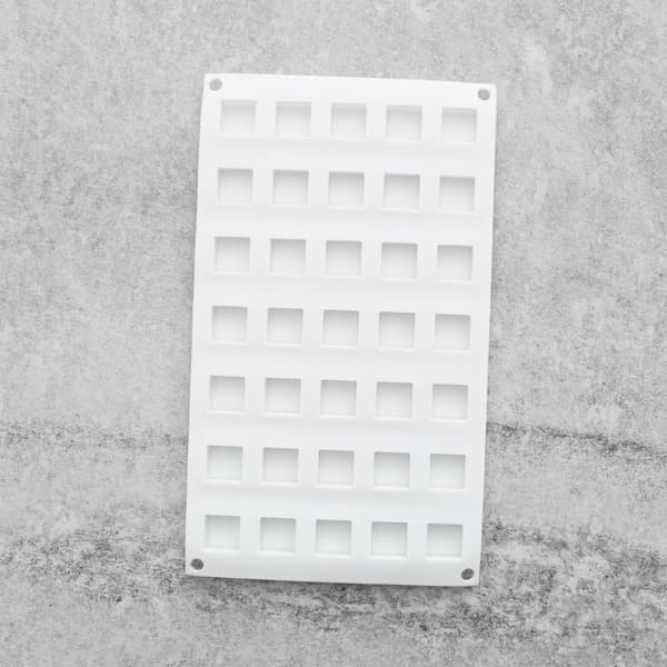 Fyrkanter 35st Silikonform | Mousseform Pralinform