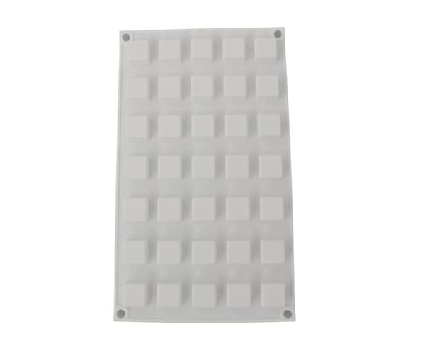 Fyrkanter 35st Silikonform | Mousseform Pralinform