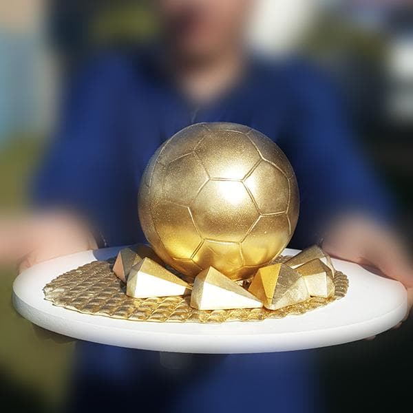 Pralinform Fotboll 300g- Chokladform - BWB 810 - Special 3 Part Mold