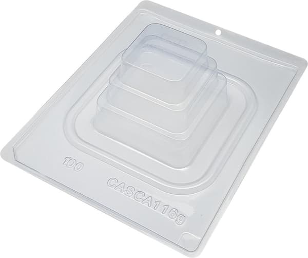Pralinform Våningstårta Tårta Chokladform - BWB 100 - Special 3 Part Mold