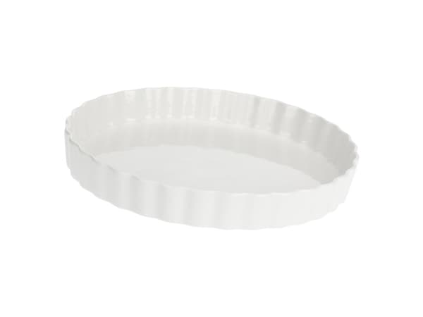 La Porcellana Bianca Arezzo kakefat - Hvit, 25 cm