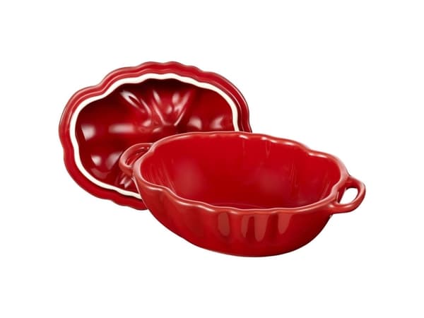 Staub Ceramique, Grytfrom, Oval, Keramiska, Keramiska, Röd, Emalj
