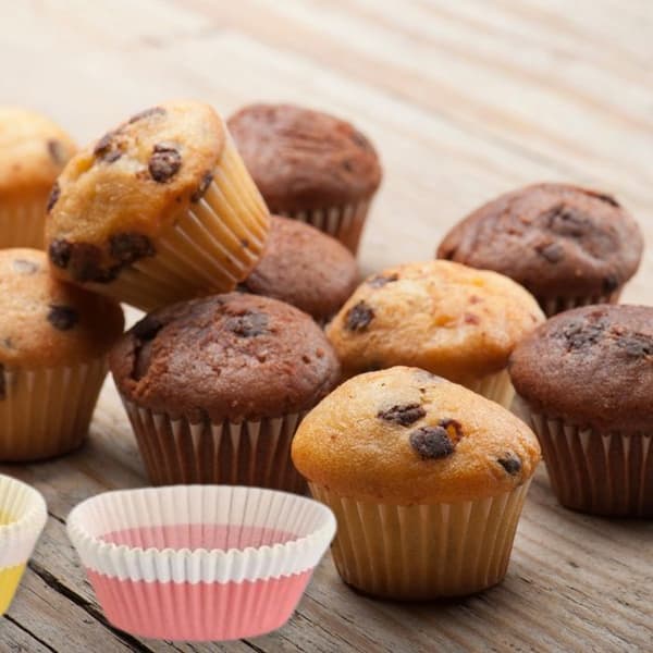 Pack med 100 pappersmuffinsformar 5 cm Zenker Smart Pastry