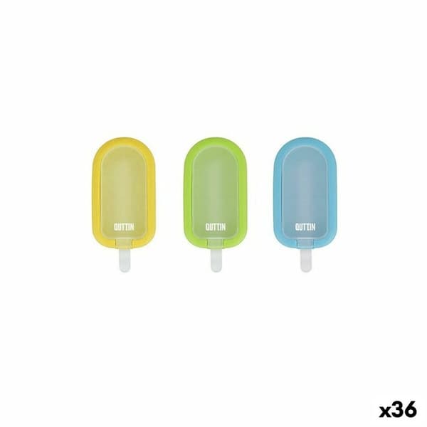 Jäätelömuotti Quttin Yksilö Silikoni 11,5 x 6,5 x 3 cm (36 Osaa)
