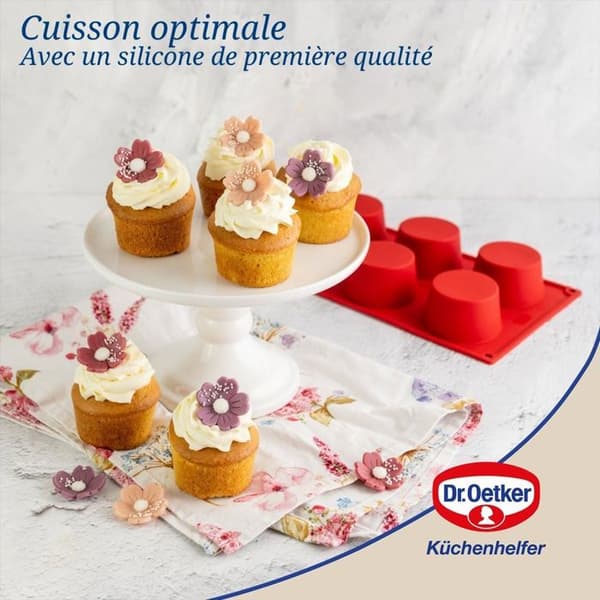 Muffinsform 6 fack 30 x 18 cm Dr.Oetker Flexxibel Love