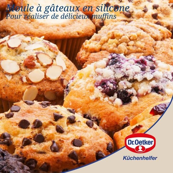 Muffinsform 6 fack 30 x 18 cm Dr.Oetker Flexxibel Love