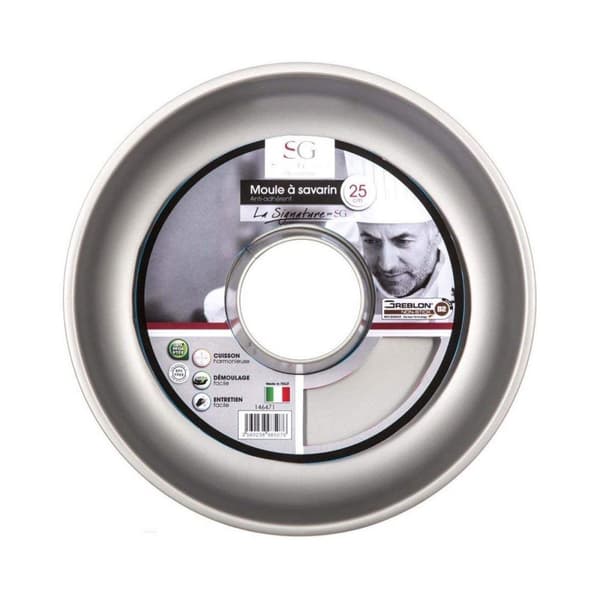 Bakform Secret de Gourmet Aluminium Ø 25 cm Svart