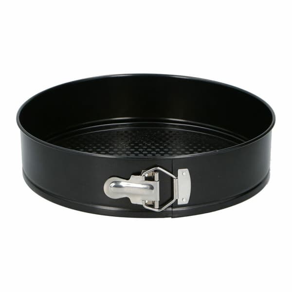 Kakform Alpina Slirsäker Rund Svart Stål Ø 28 x 6,7 cm