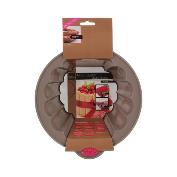Kageform Secret de Gourmet Brun Silikone 22 cm
