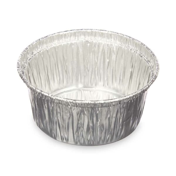 Buddinge Form Kinvara 30228 Sølvfarvet Aluminium 8,5 x 8 x 8,5 cm Engangsbrug Cirkulær (12 enheder)