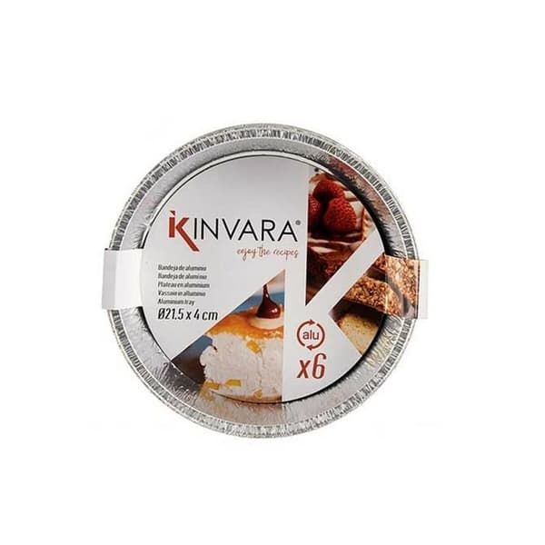 Ruokatarjottimen setti Kinvara 30268 Kertakäyttöinen Pyöreä 12 osaa