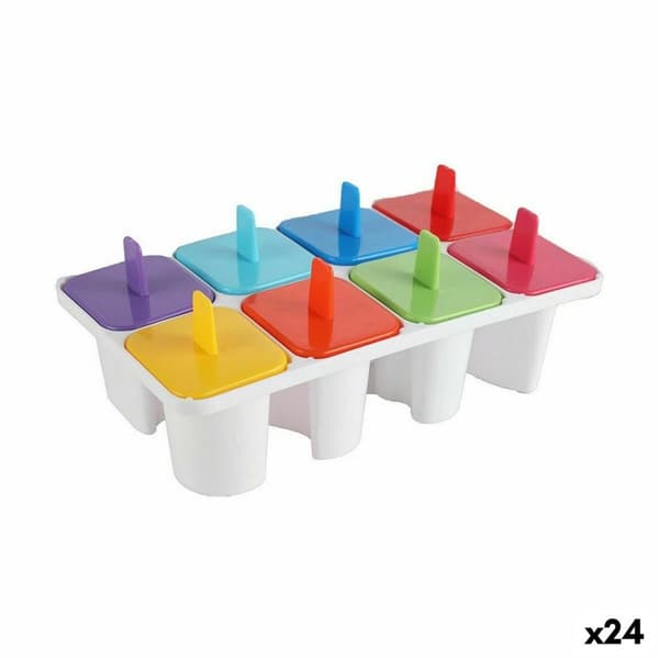Jäätelömuotti Privilege Monivärinen 18,5 x 10,5 x 7 cm (24 osaa)