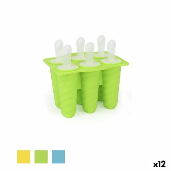 Jäätelömuotti Quttin Spiraali Silikoni 15 x 12 x 10,5 cm (12 osaa)