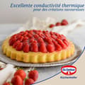 Miniatyrbild 4 av 6: Röd silikonpajform 26 cm Dr. Oetker Flexxibel Love