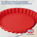 Miniatyrbild 5 av 6: Röd silikonpajform 26 cm Dr. Oetker Flexxibel Love