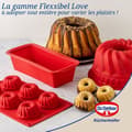 Miniatyrbild 6 av 6: Röd silikonpajform 26 cm Dr. Oetker Flexxibel Love