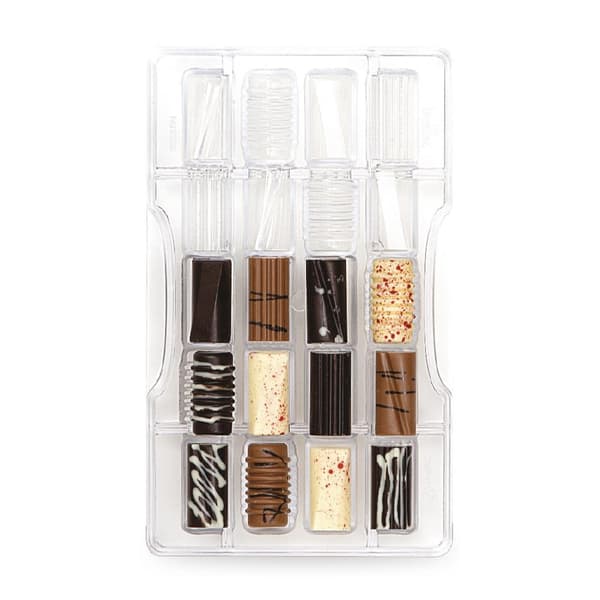 Chokladform Pralinform Fantasi Cylinder Polykarbonat - Decora
