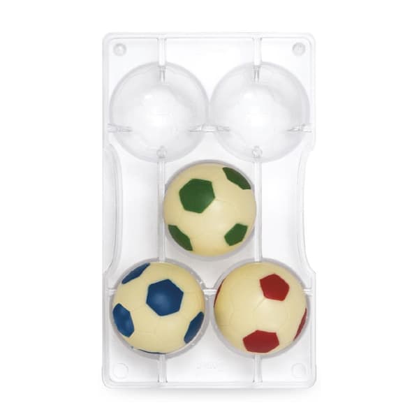 Fotboll Pralinform Praliner Polykarbonat Chokladform - Decora