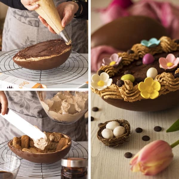 Chokladform Pralinform Halvklot 12st Dome Polykarbonat - Decora
