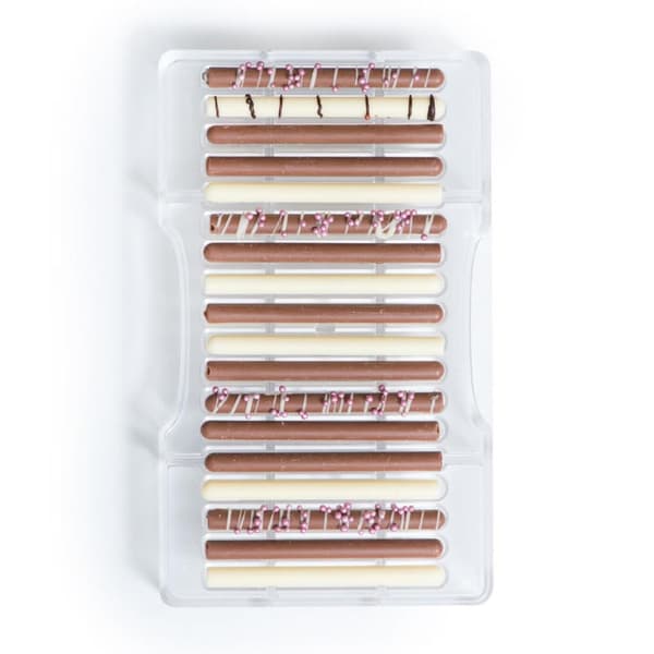 Cigarr Pralinform 6st Praliner Polykarbonat Chokladform - Decora