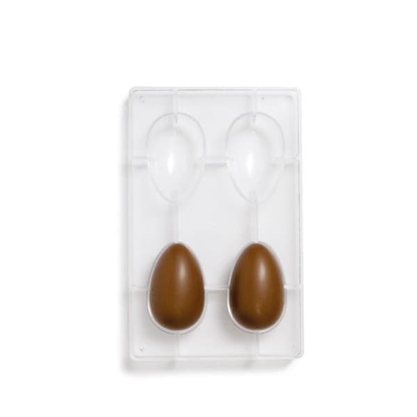 Chokladägg 4st Ägg Polykarbonat Chokladform - Decora