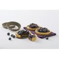 Miniatyrbild 4 av 4: PYREX Set med 4 Asimetria tartelettformar 10 cm bruna