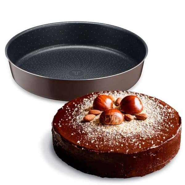 TEFAL Success Springform 26 cm, Non-stick beläggning, Tillverkad i Frankrike, Tobak J1609702