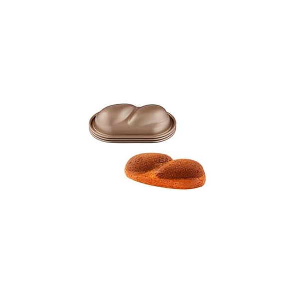 Formar - Tefal - Creabake J308S304 - Koppar - 3 delar - Tål frys och diskmaskin