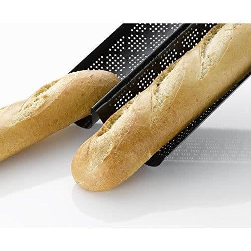 Baguetteform - KAISER - 2300651354 - Non-stick - Rostfritt Stål - 2 Baguetter