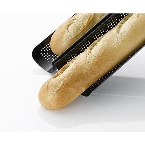 Baguetteform - KAISER - 2300651354 - Non-stick - Rostfritt Stål - 2 Baguetter
