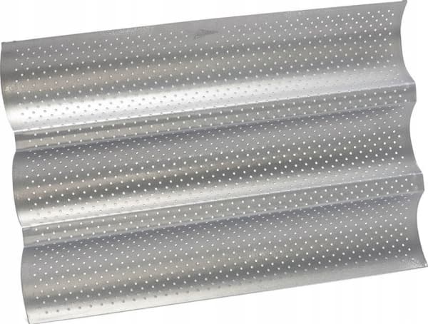 Patisse Patisse - Mini bakeform for 3 baguetter 26x24cm SØLVTOPP
