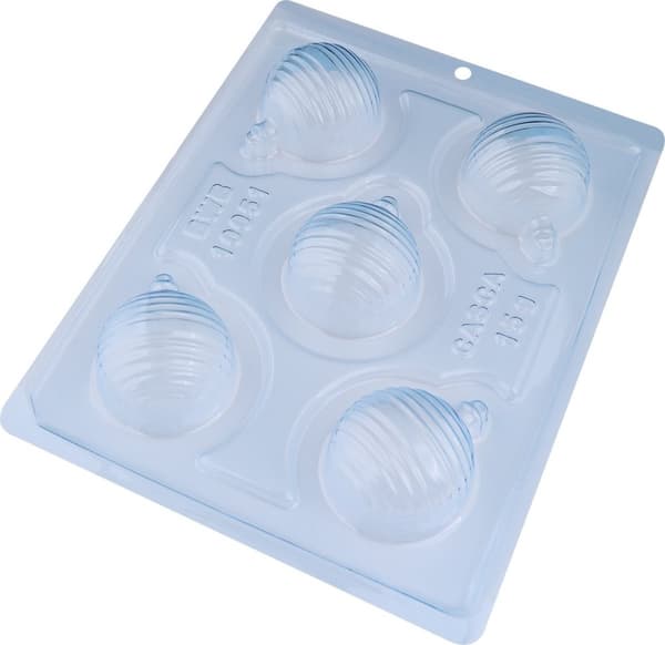 Pralinform Julkulor Chokladform - BWB 10051 - Special 3 Part Mold