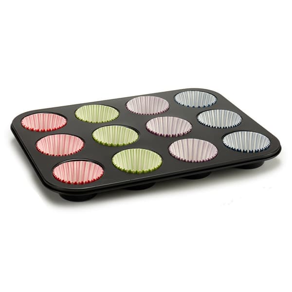 Muffinsbricka Kinvara 55011 Multicolour 7 x 7 x 3 cm 35 x 3 x 26,5 cm Ugnsplåt (12 antal)