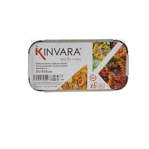 Set med matbrickor Kinvara 16153 Disponibel Med lock 12 antal