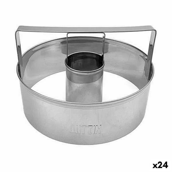 Ugnsform Quttin Silvrig Stål Munkar Ø 10 cm 10 x 3,5 cm (24 antal)