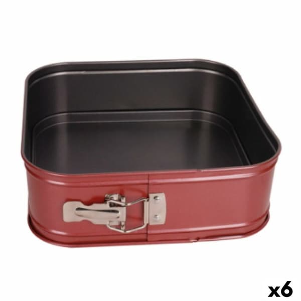 Avtagbar form Quttin 24 x 24 x 7 cm Fyrkantig (6 antal)