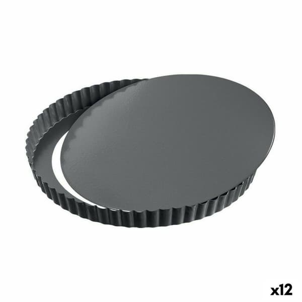 Avtagbar form Quttin Svart Kolstål 24 x 2,8 cm (12 antal)