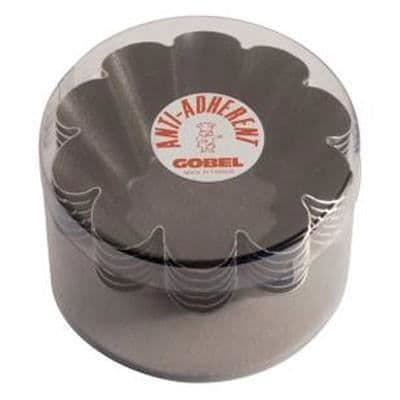 Briocheformar - Noname - 8 cm - Brun och mörkgrå - Non-stick - Handtvätt