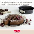Miniatyrbild 4 av 4: Moule à manqué et à savarin double fond 26 cm Zenker Black Metallic