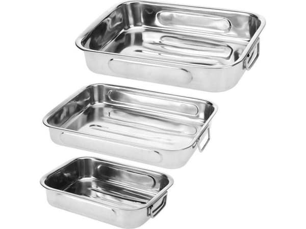 Excellent Houseware ugnsplåt i rostfritt stål 3 delar