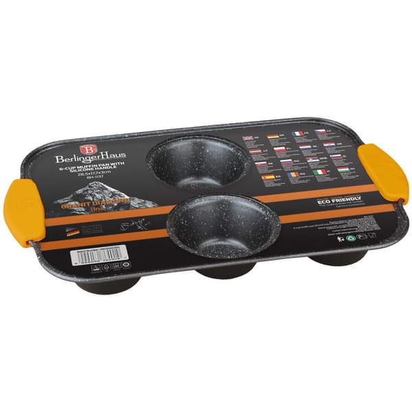 MUFFIN BAKING MOLDER x6 BERLINGER HAUS GRANIT DIAMOND BH-1137