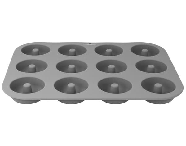 SILIKONEFORM TIL 12 DONUTS MED HUL BRUNBESTE BB-1695