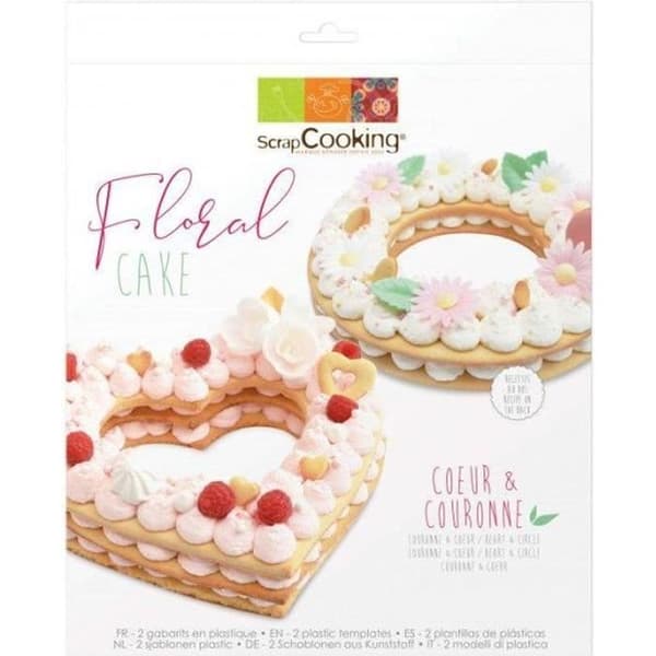 Blommig tårtlåda