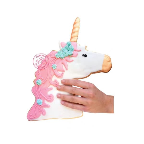 Cutter - SCRAPCOOKING - Unicorn - Rostfritt stål - XXL - Silver