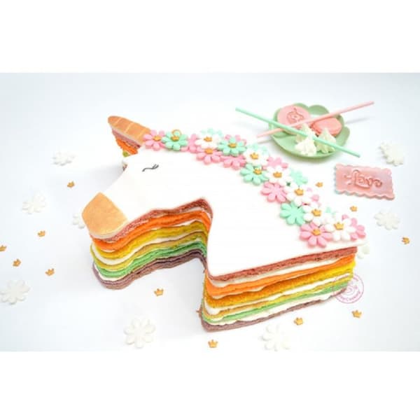 Cutter - SCRAPCOOKING - Unicorn - Rostfritt stål - XXL - Silver